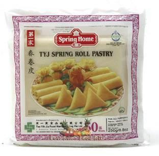 TYJ SPRINGROLL PASTRY 125 MM