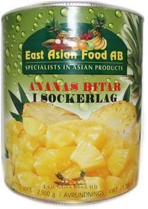 CANNED PINEAPPLE CHUNK 2,95 KG