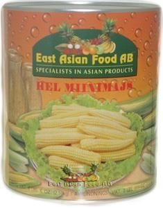 CANNED WHOLE BABYCORN 2,95 KG