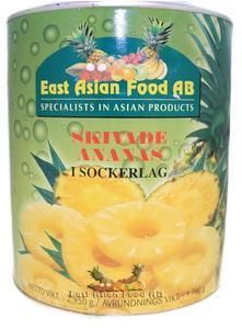 CANNED PINEAPPLE SLICED 2,95KG