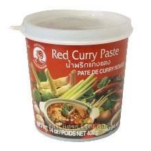 COCK BR.RED CURRY PASTE 400GR