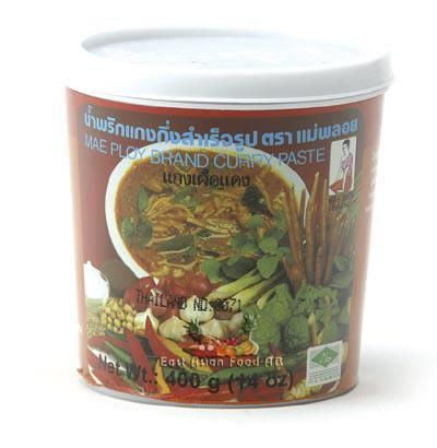 MP BR. RED CURRY PASTE 400 GR