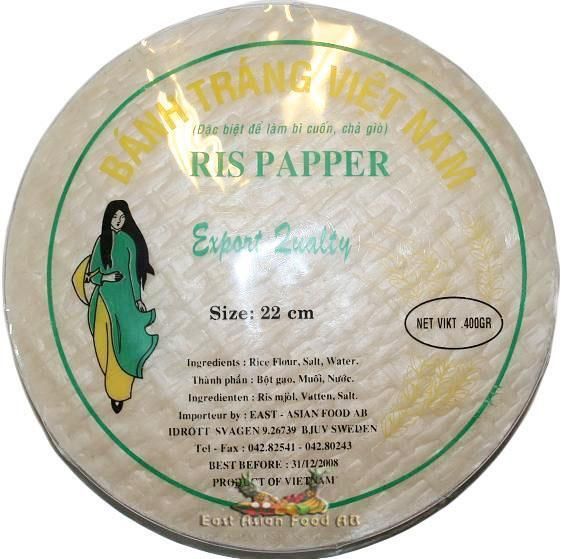 RICE PAPER 22 CM (400 GR)