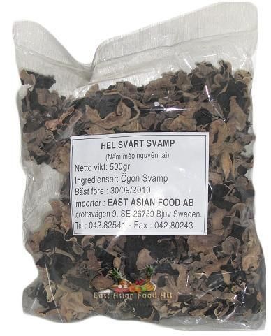 DRIED BLACK FUNGUS 500 GR