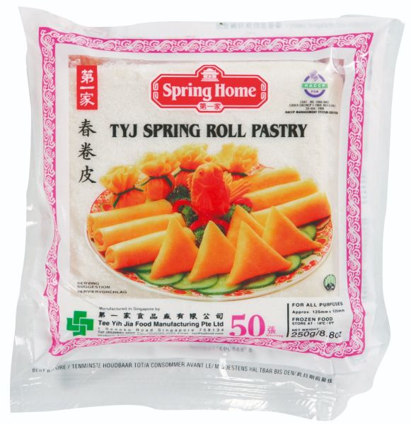 SPRINGROLL PASTRY 125 MM (50 SHEETS)