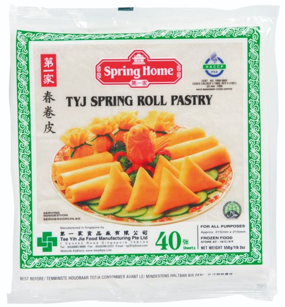 TYJ SPRINGROLL PASTRY 215 MM