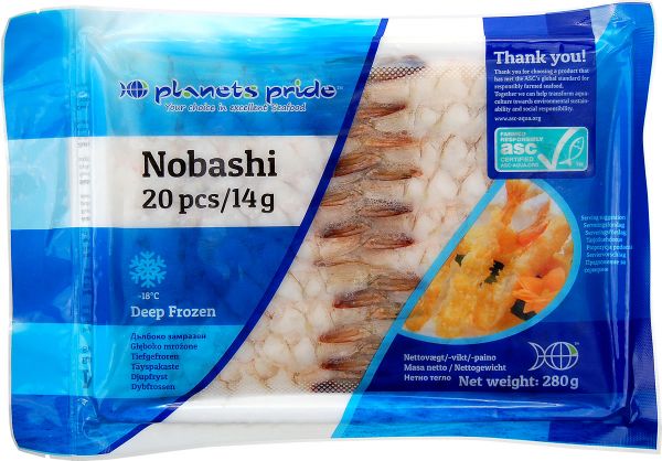 FROZEN NOBASHI VANNAMEI 11-12 CM ASC