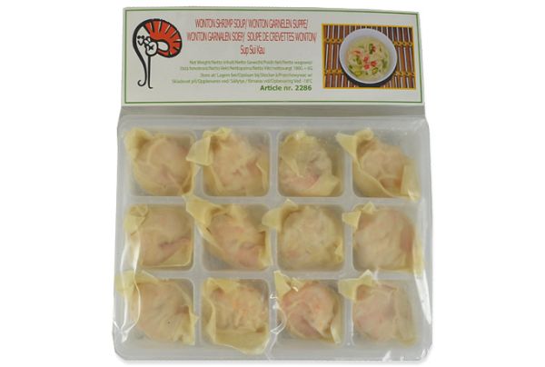 FROZEN WONTON SHRIMPS SOUP STEAMED