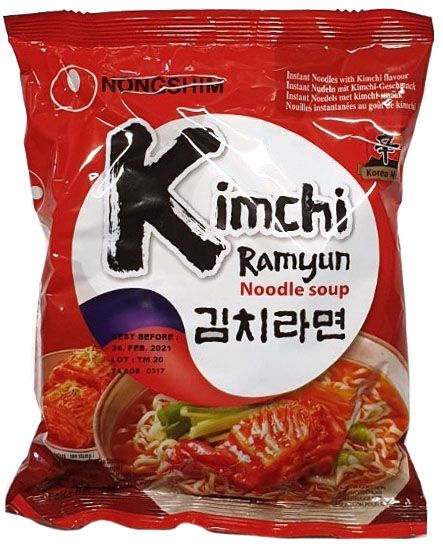 INSTANT KIM CHI NOODLE (20 BAG X 120 GR)