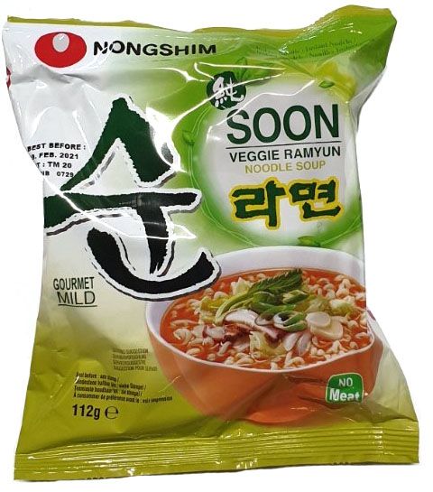 INSTANT SOON VEGGIE NOODLE (20 BAG X 120 GR)