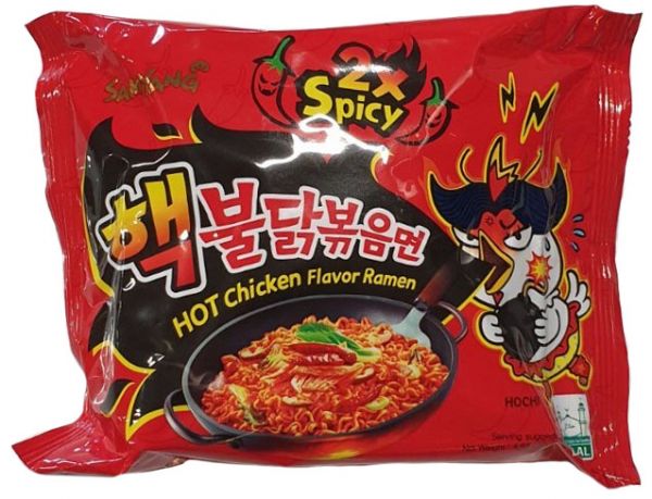 INSTANT NOODLES RAMEN 2*SPICY HOT CHICKEN (81527)