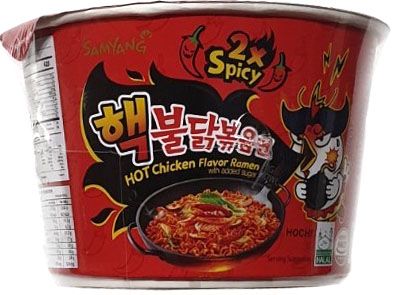 INSTANT NOODLES RAMEN 2*SPICY HOT CHICKEN (81529)