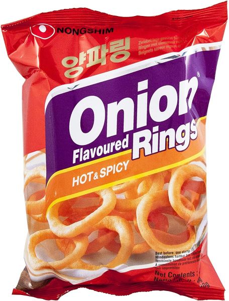 NS SNACK ONION RINGS HOT & SPICY