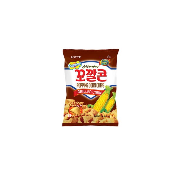 POPPING CORN CHIPS GRILLED CORN FLAVOR