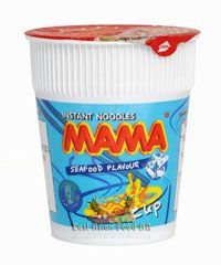 INSTANT NOODLE CUP SEAFOOD FLAVOR