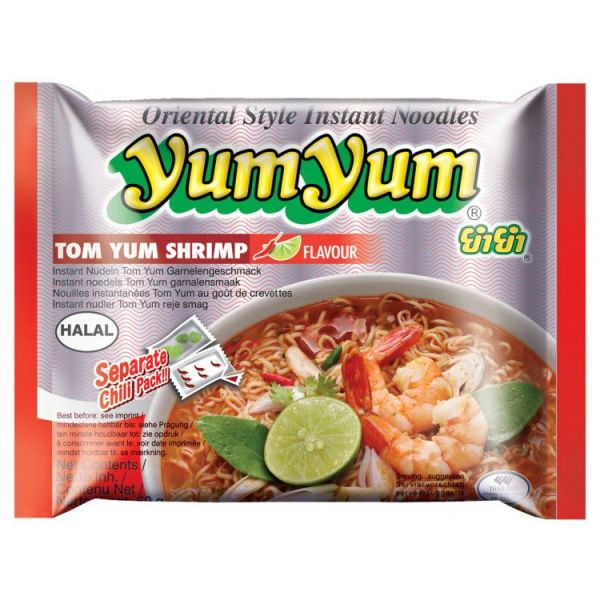 INSTANT TOM YUM SHRIMP NOODLE AUTHENTIC 30 BAG*6 BOX)