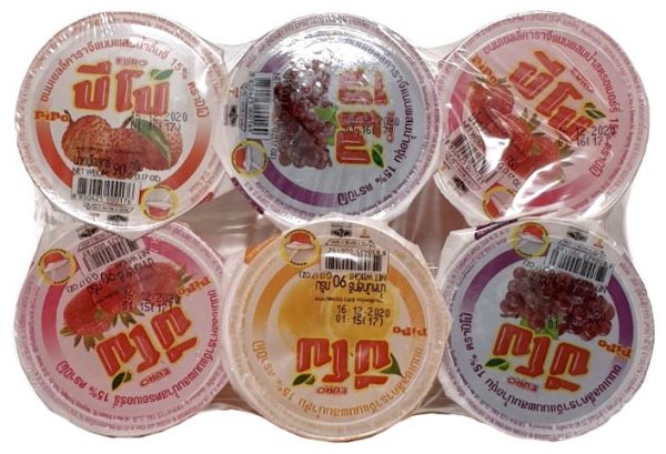 JELLY CUP FLAVOURED DESSERT (6PACK X 90 G)