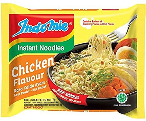 INSTANT NOODLES WITH CHICKEN FLAVOR